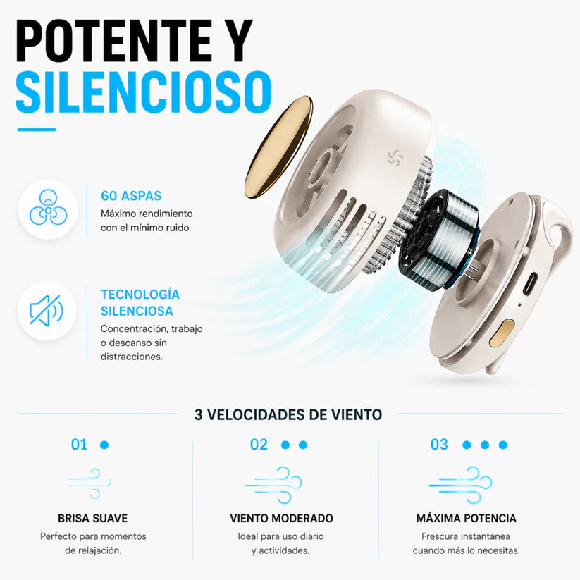 Viralix™ — Mini Ventilador Portátil Sin Aspas